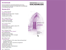 Tablet Screenshot of kirchenmusik.kirche-metzingen.de
